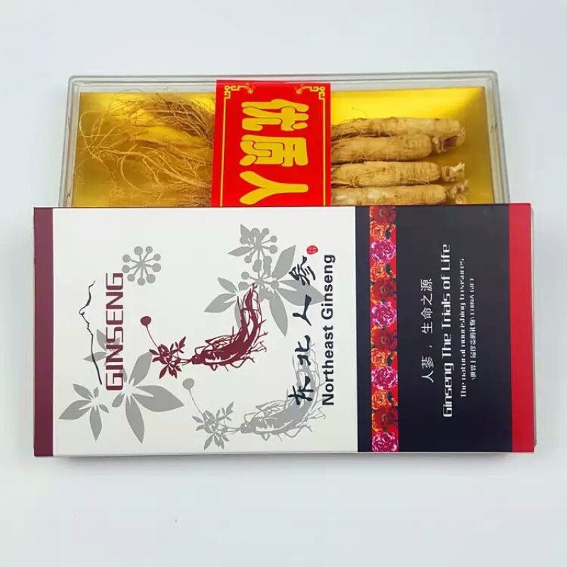 长白山人参野山参煲汤泡酒料东北特产人参整枝生晒参白参东北