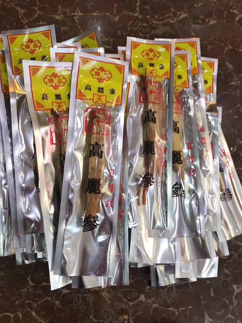 包邮长白山纯无糖高丽参边条优货味道浓