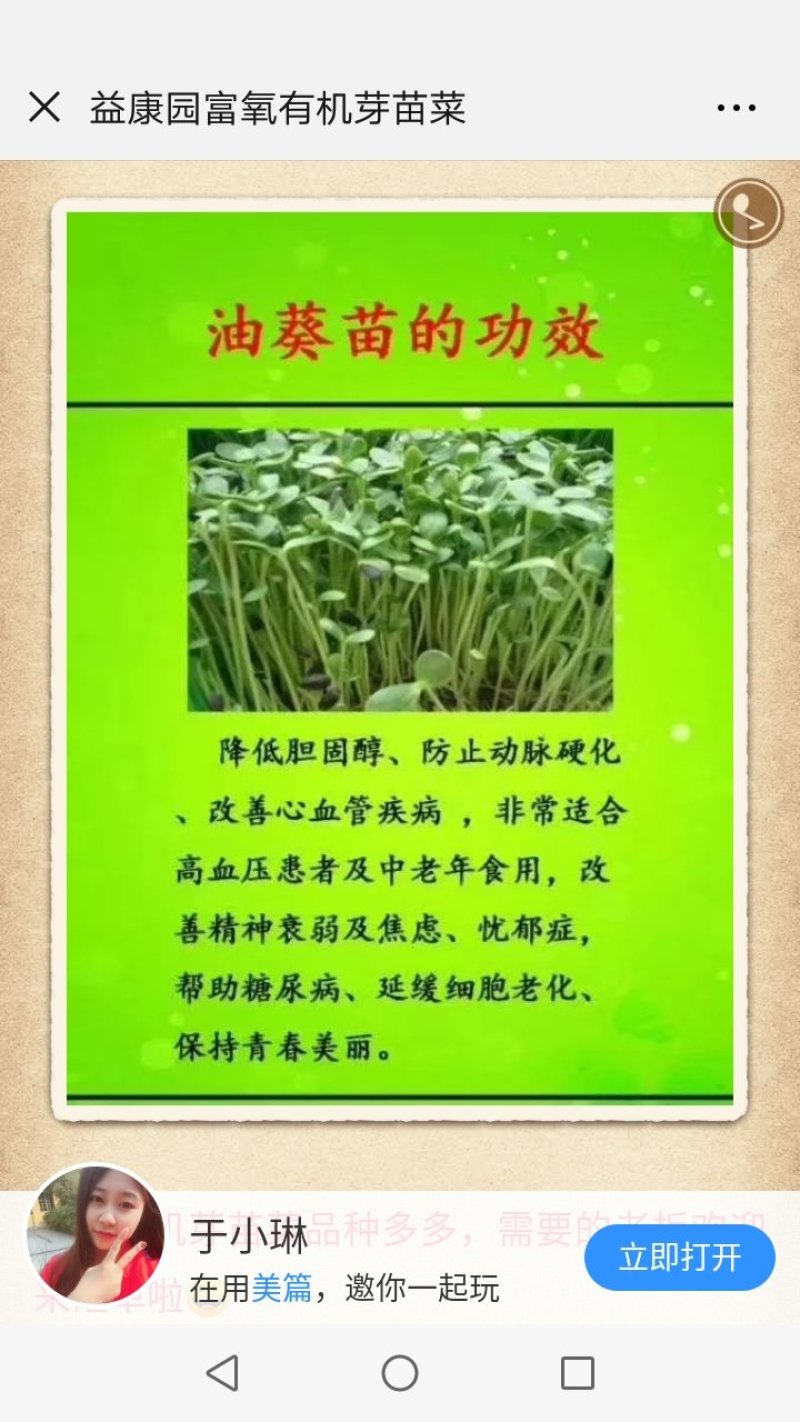 芽苗类