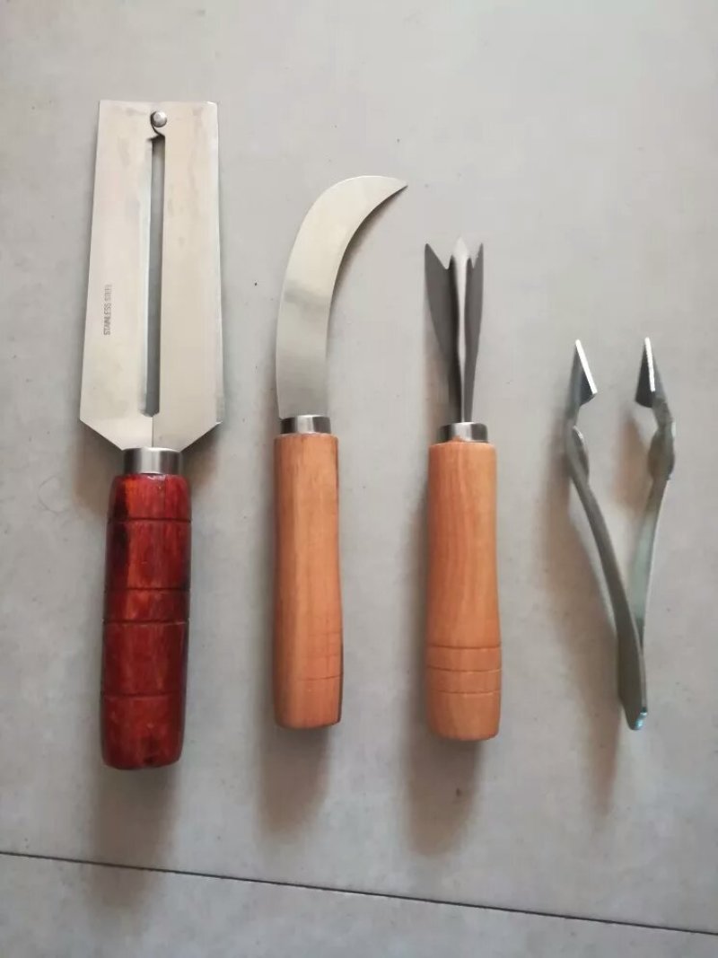 15元4件套菠萝刀削四件套菠萝神器去眼器甘蔗刀削皮刀不