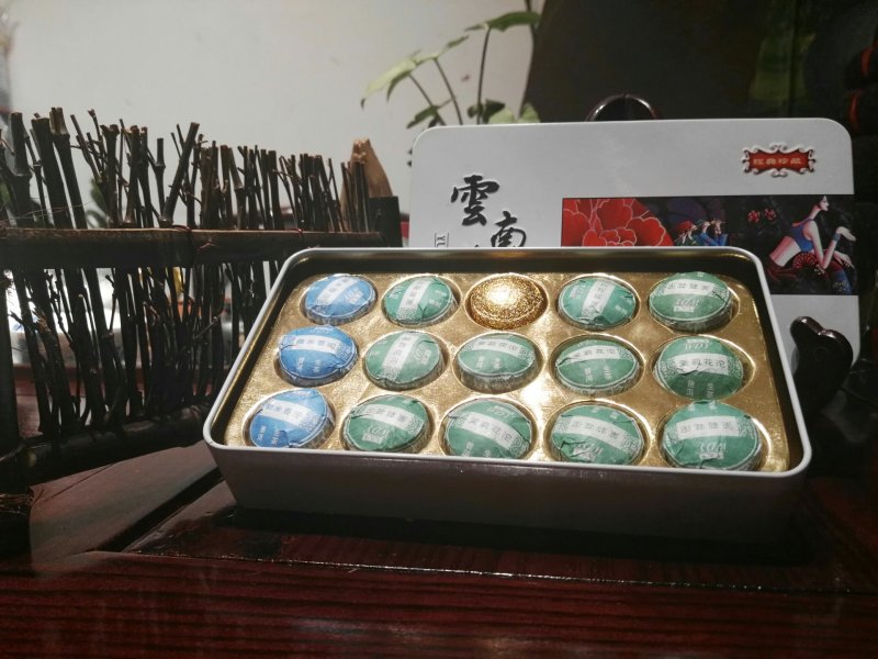 糯米香坨茶熟茶普洱茶一口料勐海味