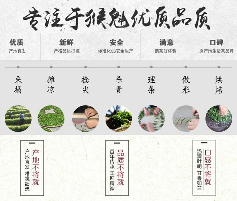 品舌2020年新茶太平猴魁500g散茶