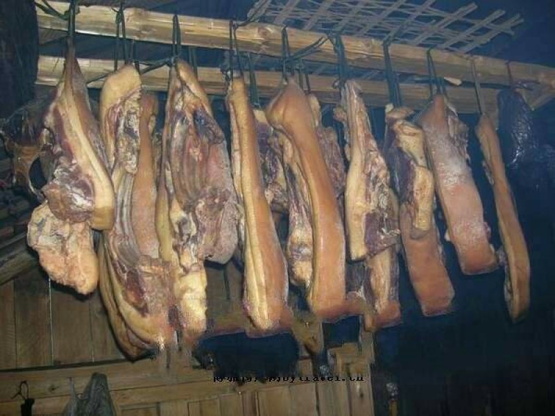 腊肉。