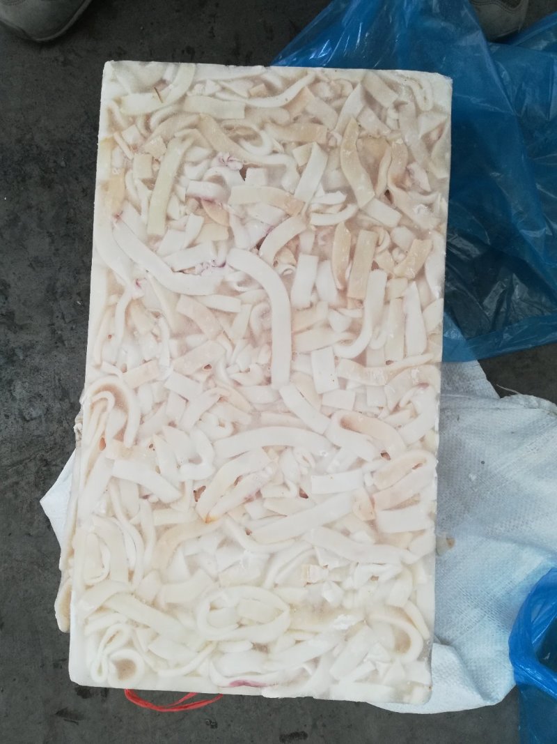 真鱿去皮鱿鱼残条，鱿鱼碎肉，鱿鱼条，原汁鱿鱼条