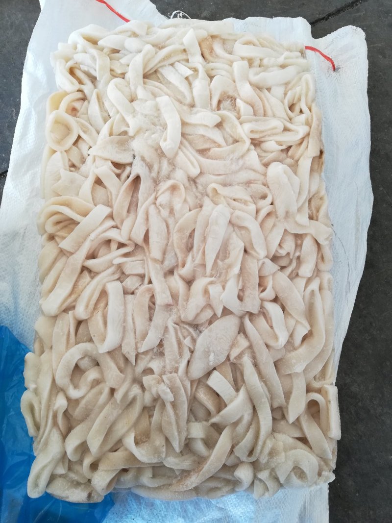 真鱿去皮鱿鱼残条，鱿鱼碎肉，鱿鱼条，原汁鱿鱼条