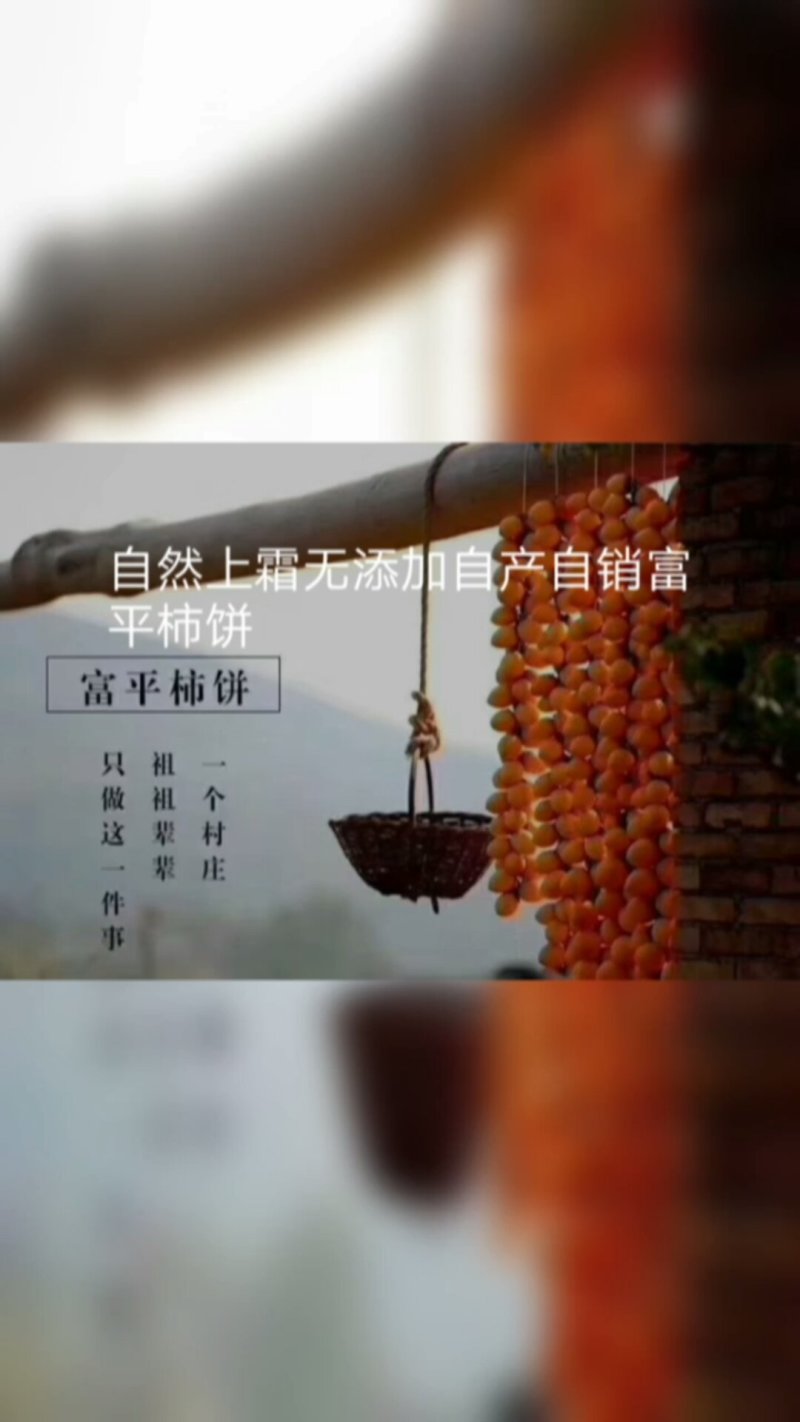 富平农家柿饼，核桃，琼锅糖