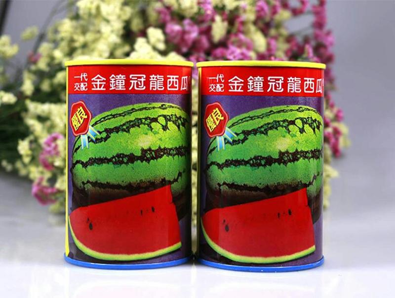 香港益农金钟冠龙西瓜种子原装正品200克可种4亩