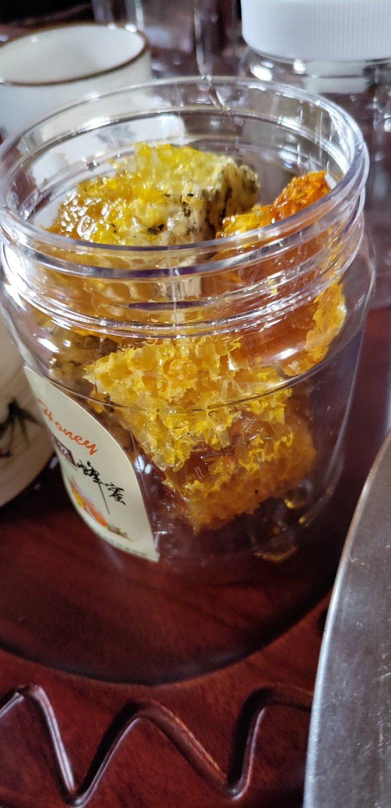 土蜂巢蜜纯天然农家自产野生正宗百花蜂巢蜜1斤装