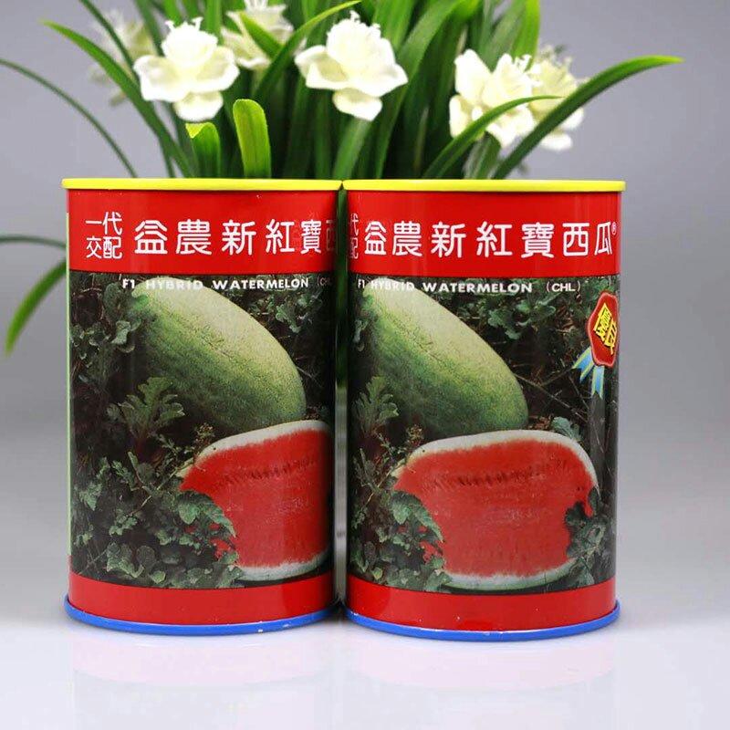 正宗老品牌益农台湾新红宝西瓜种子大果型高糖高产抗病