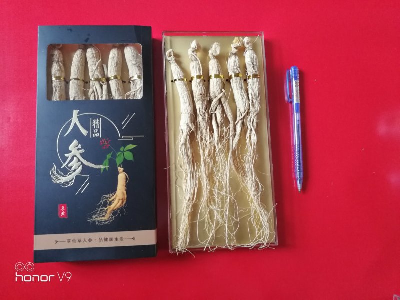 吉林原产地农用产品正宗干货小黑盒干人参煲汤