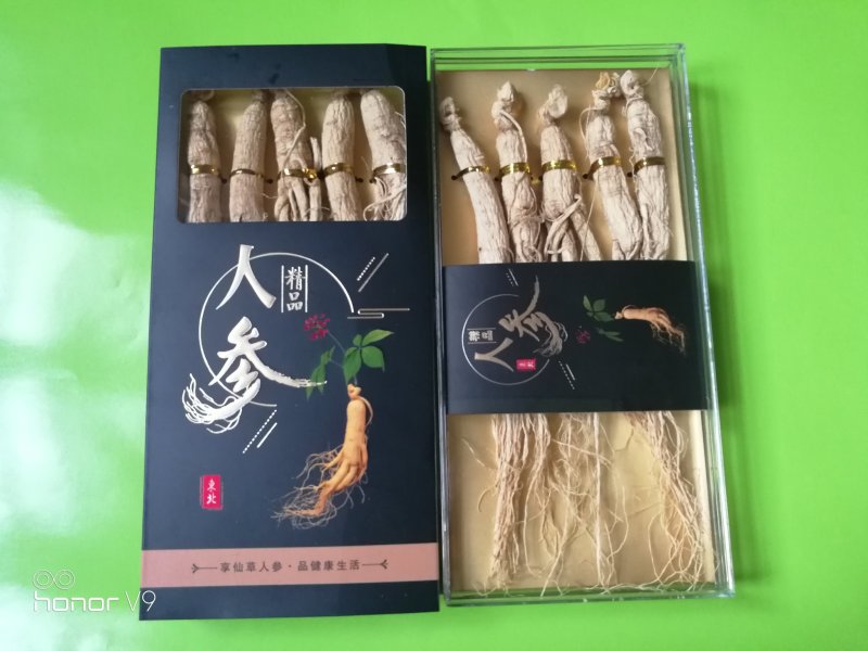 吉林原产地农用产品正宗干货小黑盒干人参煲汤