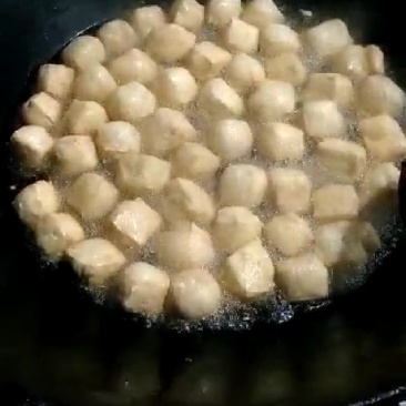 纯手工制作油豆腐