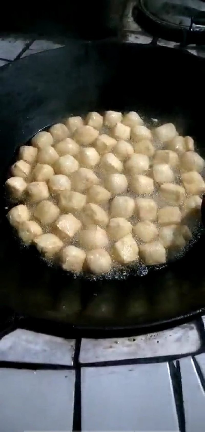 纯手工制作油豆腐