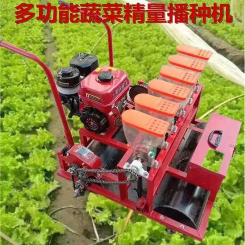 蔬菜播种机小粒种子精播机手推的电动的汽油的行矩株矩可调