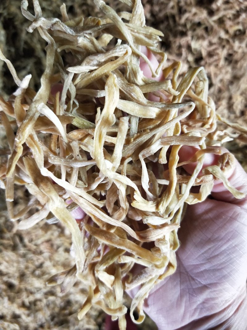 处理菜，颜色不好，黄花菜9成干，