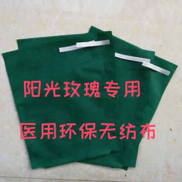 安徽玲鼎果袋墨绿色无纺布套袋阳光玫瑰防鸟防晒套袋