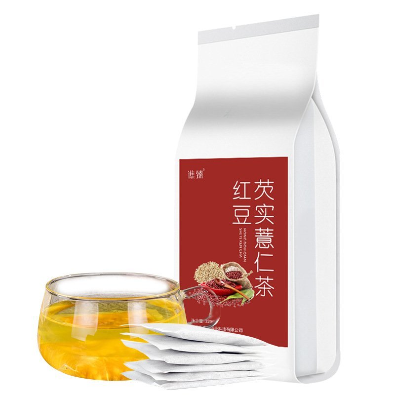 祛湿茶红豆薏米芡实茶薏仁茶袋泡茶包OEM贴牌代加工去湿胖
