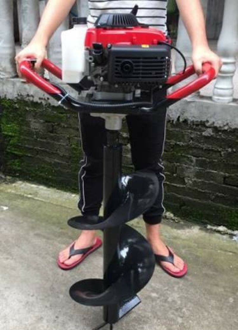 新款144四冲大功率挖坑打洞打桩种植机植树机地钻机