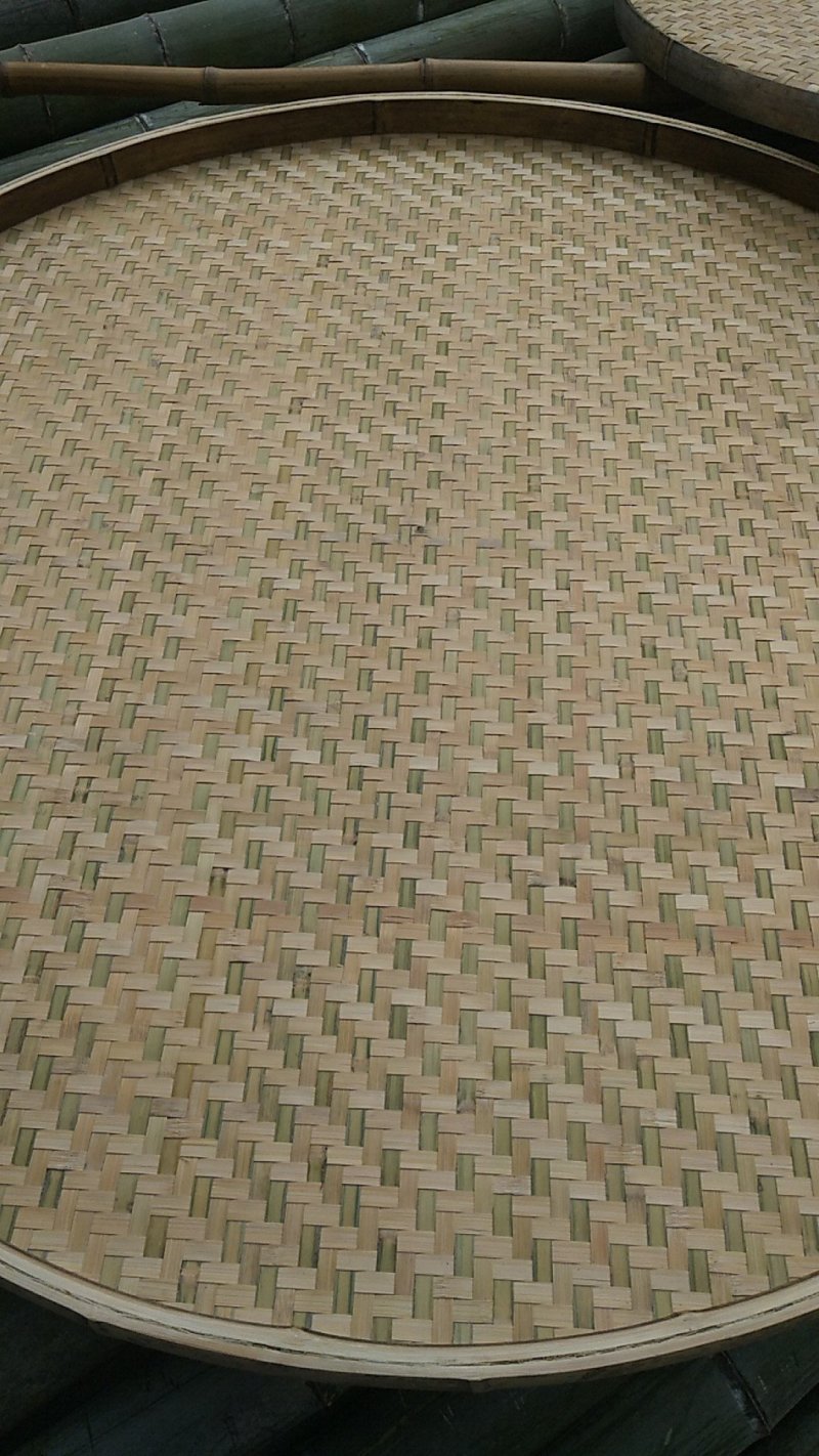 纯手工编制竹筛子大号簸箕111厘米