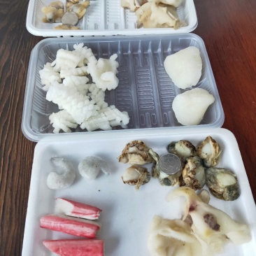海鲜组合，去胀杂鱼