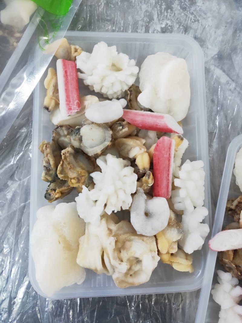 海鲜组合，去胀杂鱼
