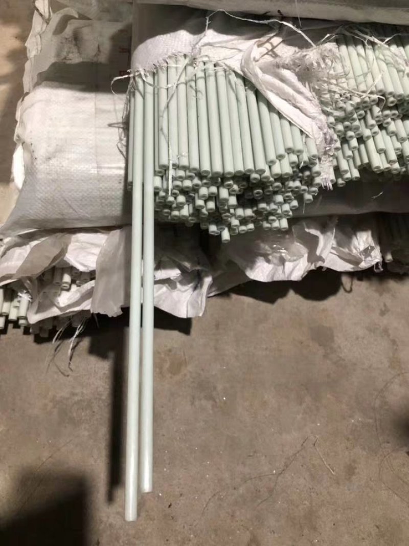 小龙虾防逃网杆螃蟹防逃膜支撑杆桩防逃板玻璃纤维管龙虾围网