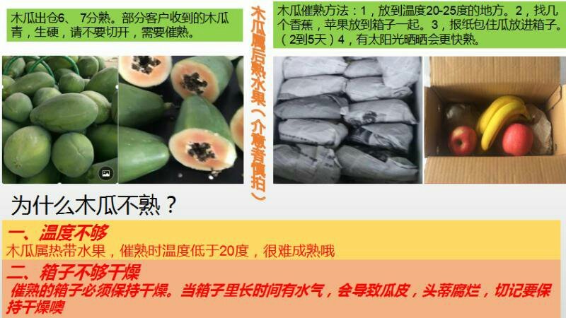 【聚便宜】水果木瓜红心广西木瓜海南木瓜雷州木瓜冰糖心木瓜