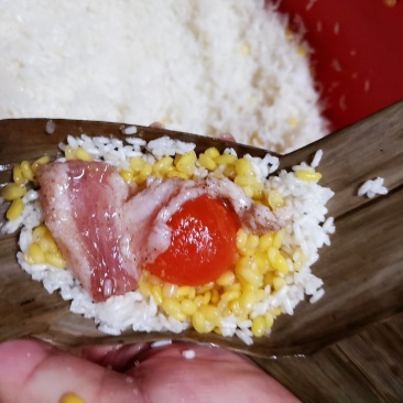 正宗东莞道滘特产单黄裹蒸粽