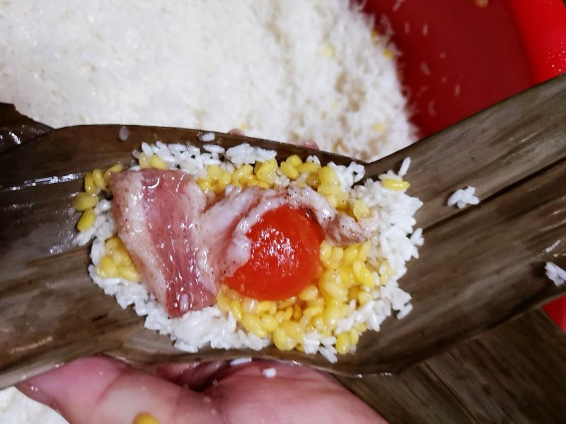 正宗东莞道滘特产单黄裹蒸粽