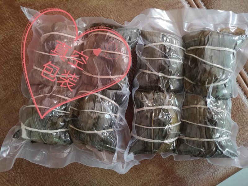 正宗东莞道滘特产单黄裹蒸粽
