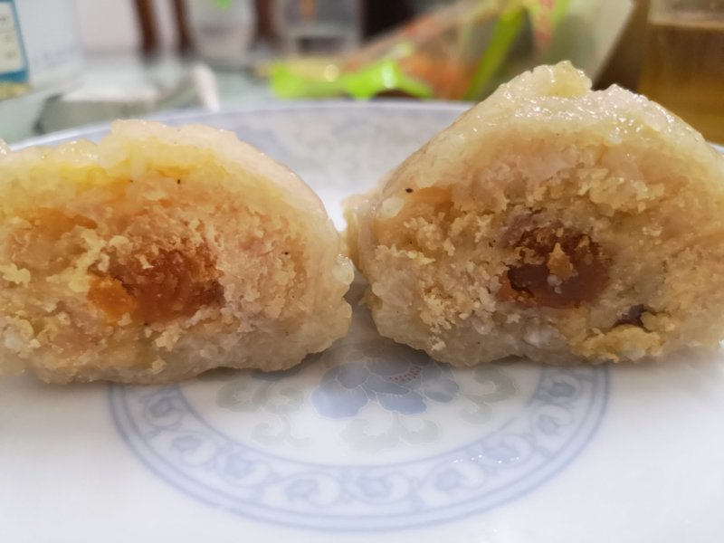 正宗东莞道滘特产单黄裹蒸粽