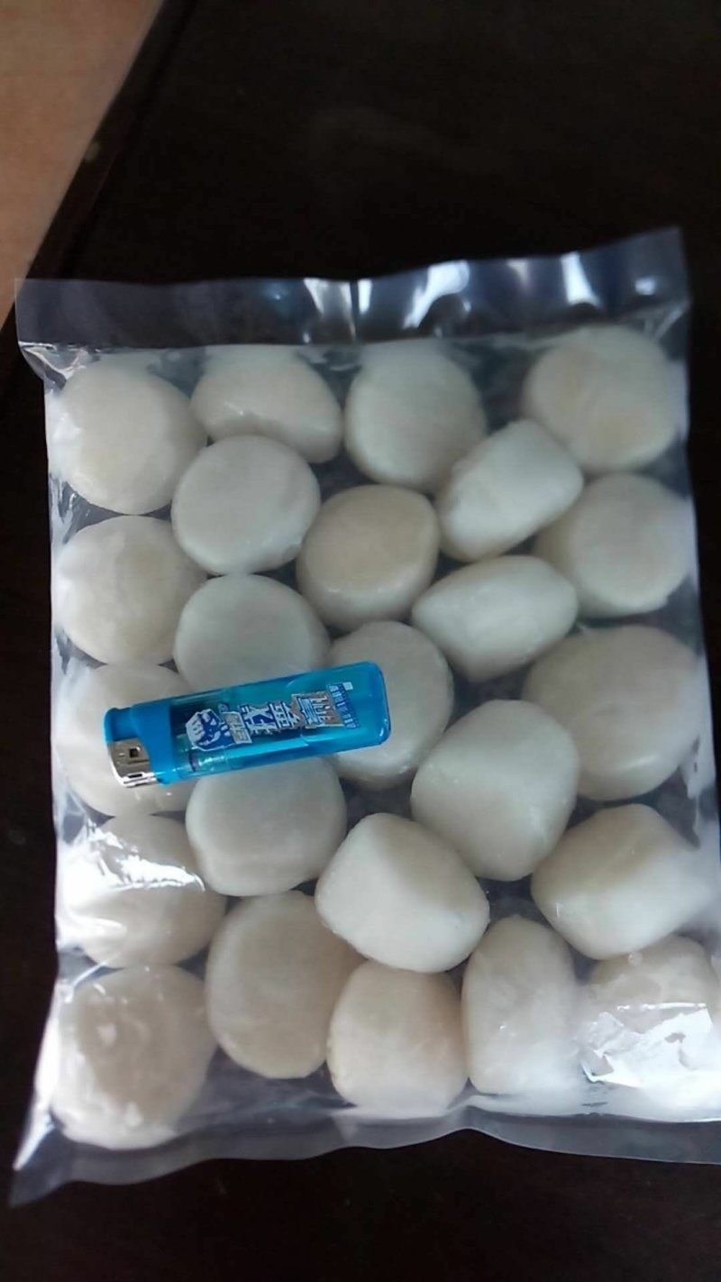 帆立贝扇贝大贝柱新鲜刺身冰镇料理店优质食材