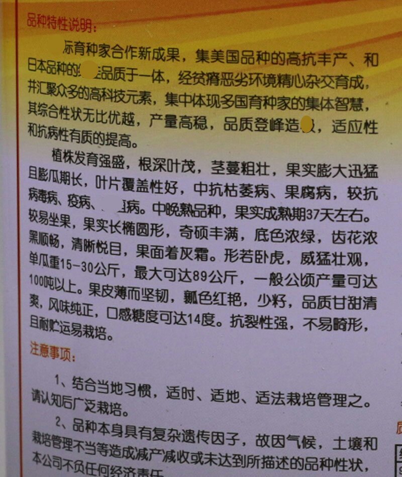 高产万隆2008杂交巨型西瓜种子约2200粒包邮