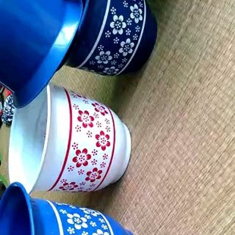 加厚仿瓷梅花塑料花盆