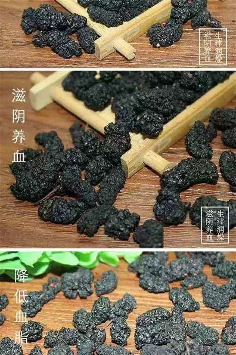 四川桑葚干桑椹干黑桑葚子全国包邮一件代发食用桑葚干特价中