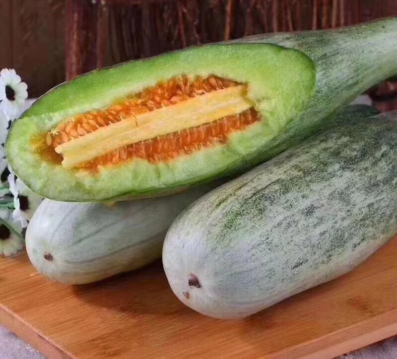 羊角蜜甜瓜，一级货，质量保证，货真价实，