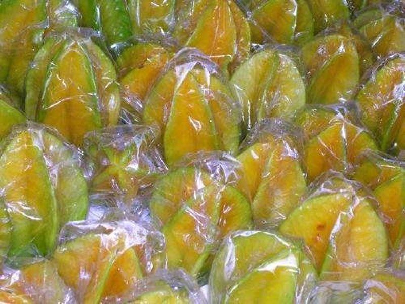 杨桃嫁接苗，它是甜杨桃，地苗杯苗都有。一年四季开花结果