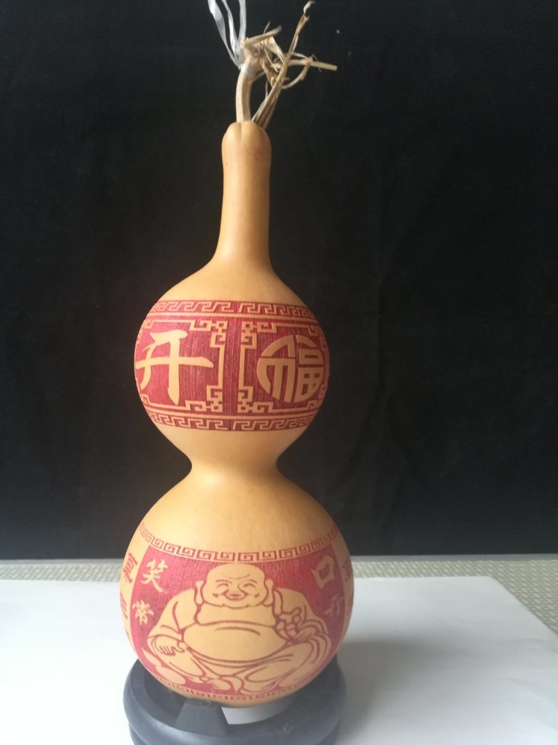 机器雕刻机的25公分左右的葫芦。