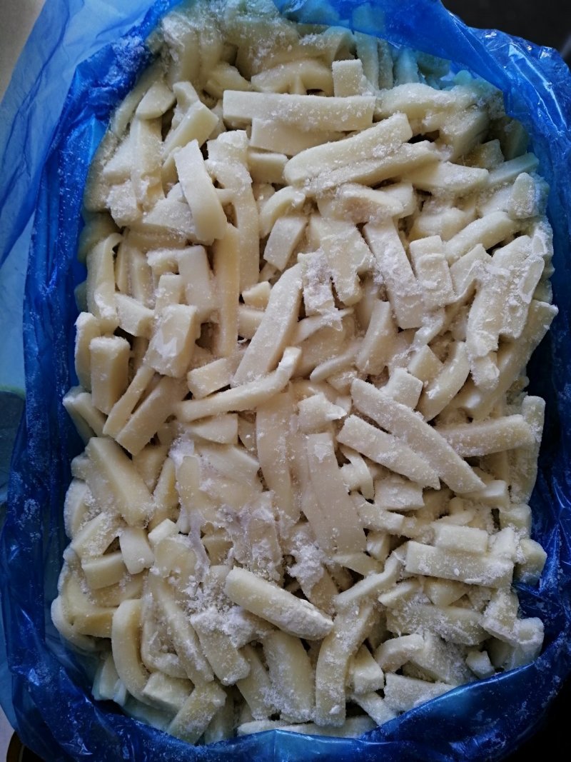 秘鲁去皮碎肉鱿鱼边角料鱿鱼条带皮鱿鱼碎肉