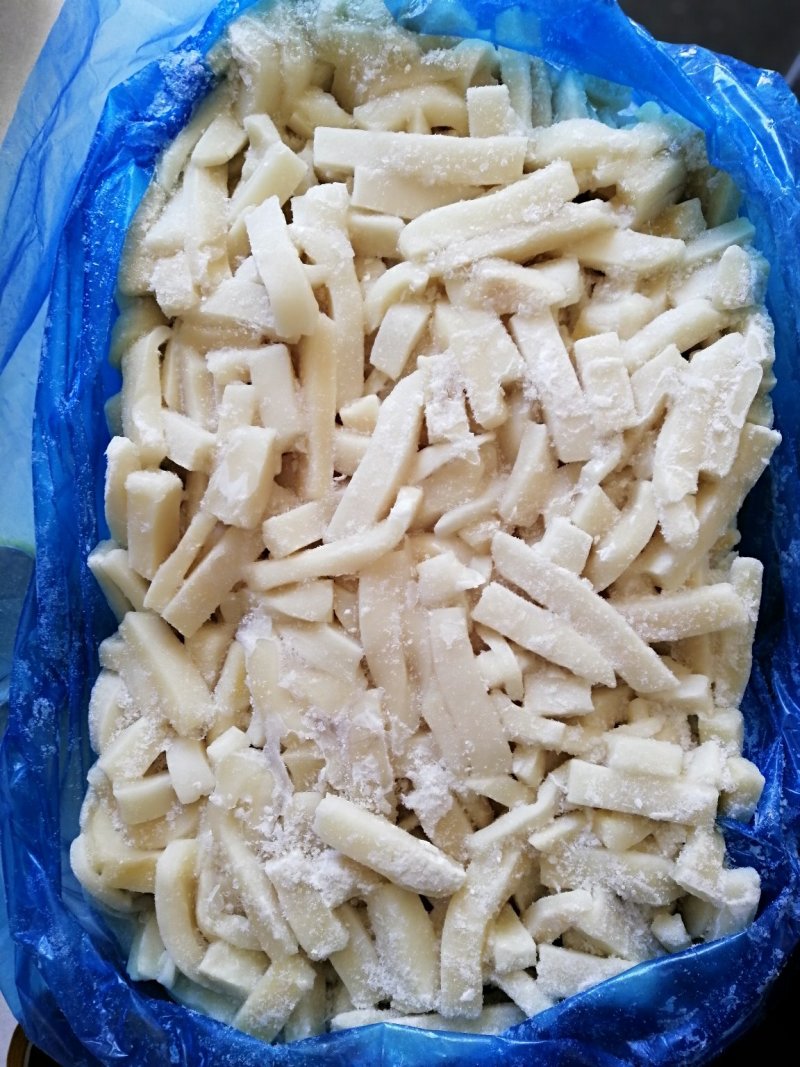 秘鲁去皮碎肉鱿鱼边角料鱿鱼条带皮鱿鱼碎肉
