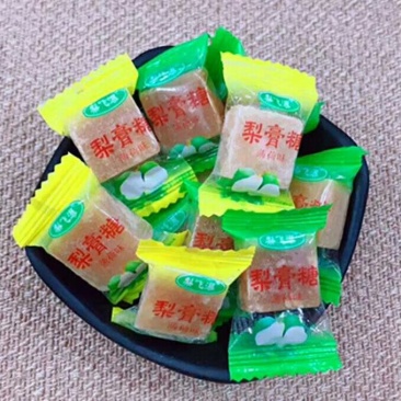 梨飞普梨膏糖散装袋装跑量王一件50斤现货批发