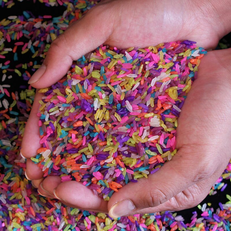 多彩花米多彩米少数民族特产特色花米饭可煮饭包邮