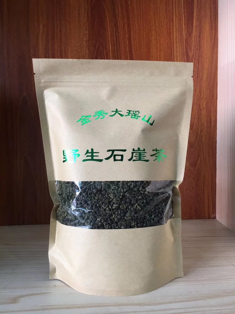 广西金秀大瑶山野生石崖茶、手工茶