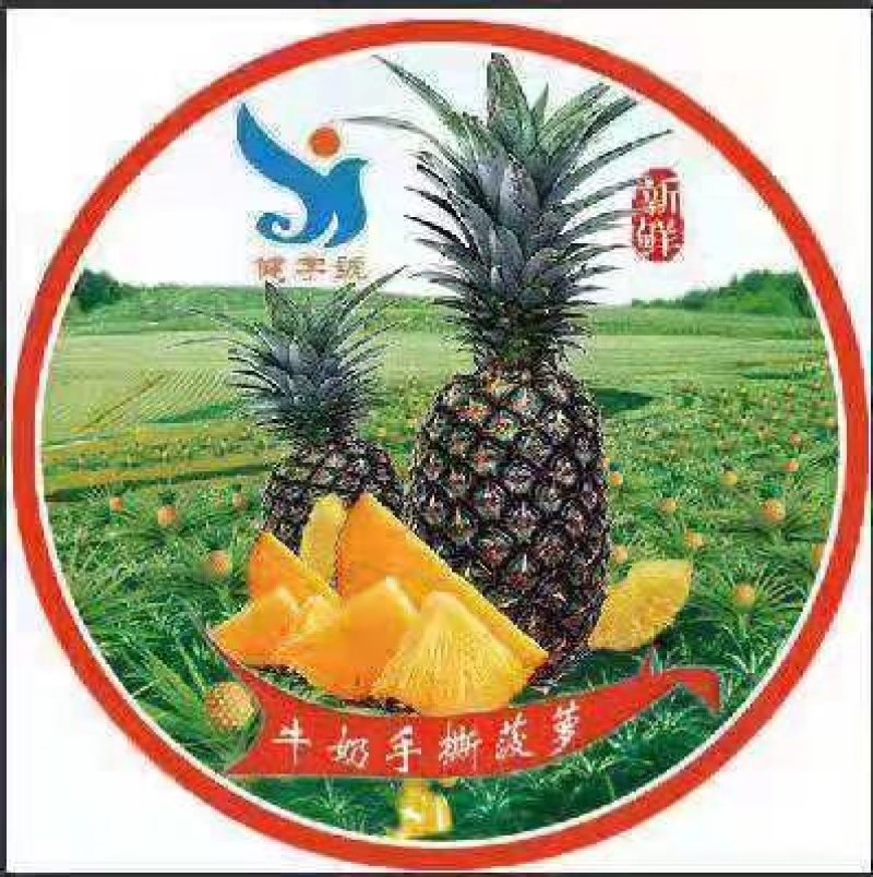 牛奶手撕菠萝