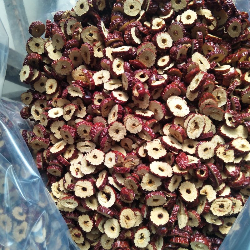 新疆枣圈无核干脆低温烘焙零食豆浆用无核干脆