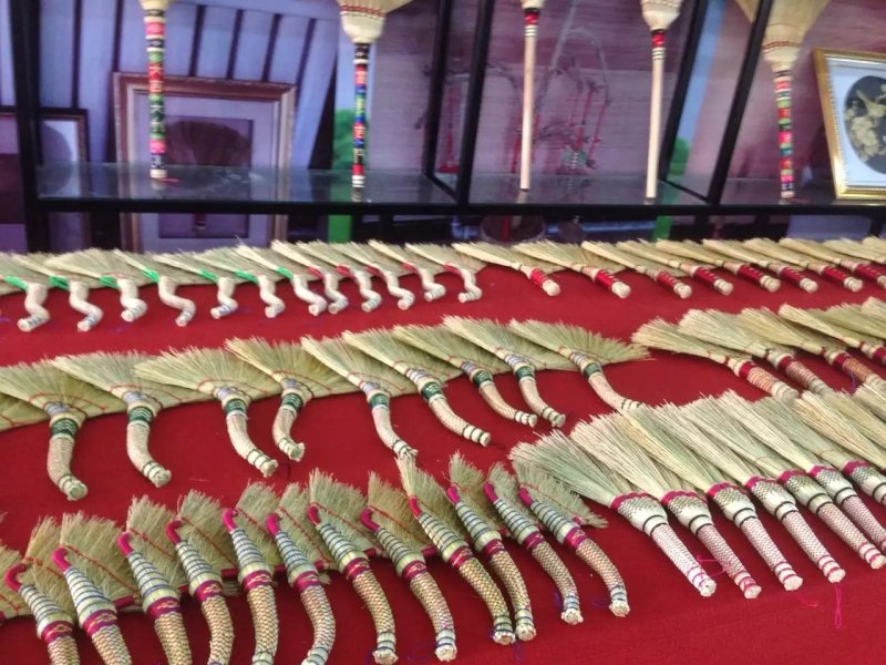 矮杆笤帚用高粱新品种抗病抗倒高产适应性强耐旱红帚1号