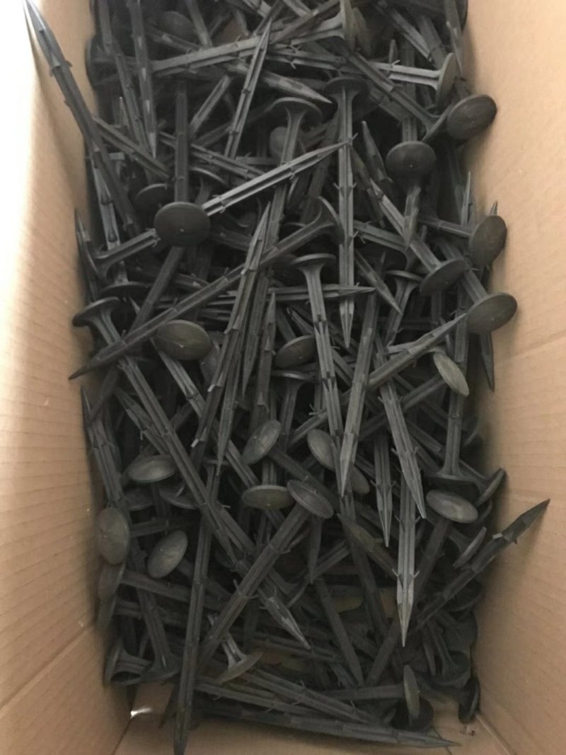 防草布地布钉地膜土工布固定钉塑料钉全新料生产厂家直销