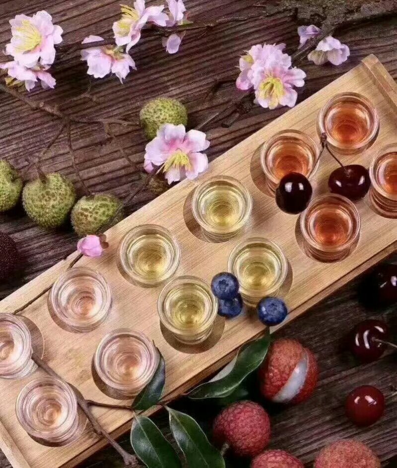 纯发酵花果酒零添加500毫升300毫升瓶装