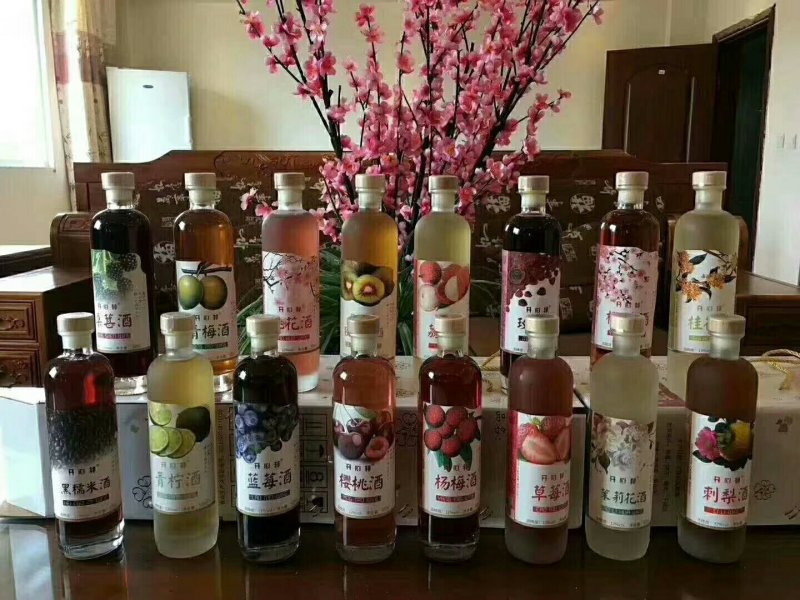 纯发酵花果酒零添加500毫升300毫升瓶装