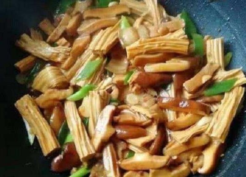 纯手工制作东北精品大豆精致腐竹全国可发货